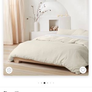 Casaluna for Target Heavyweight Linen Blend Duvet Cover